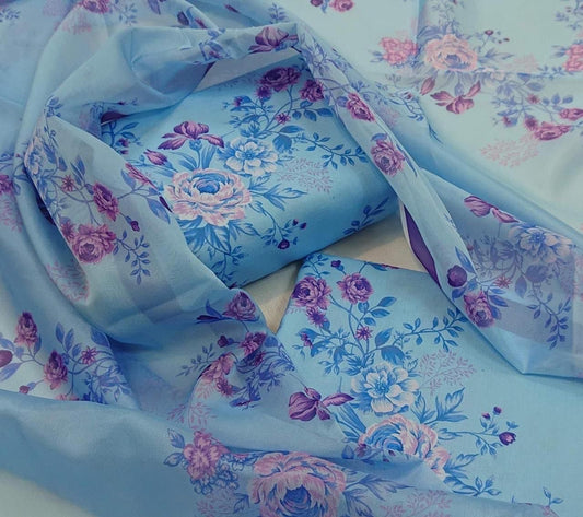 PRINTED SWISS LAWN 3PCS (DARK-frozi)