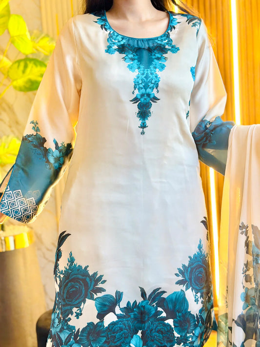 DIGITAL PRINT SHALMOZE SILK 3pcs(adan-libas zink)