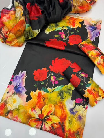 DIGITAL PRINT SHALMOZE SILK 3pcs(3-b)